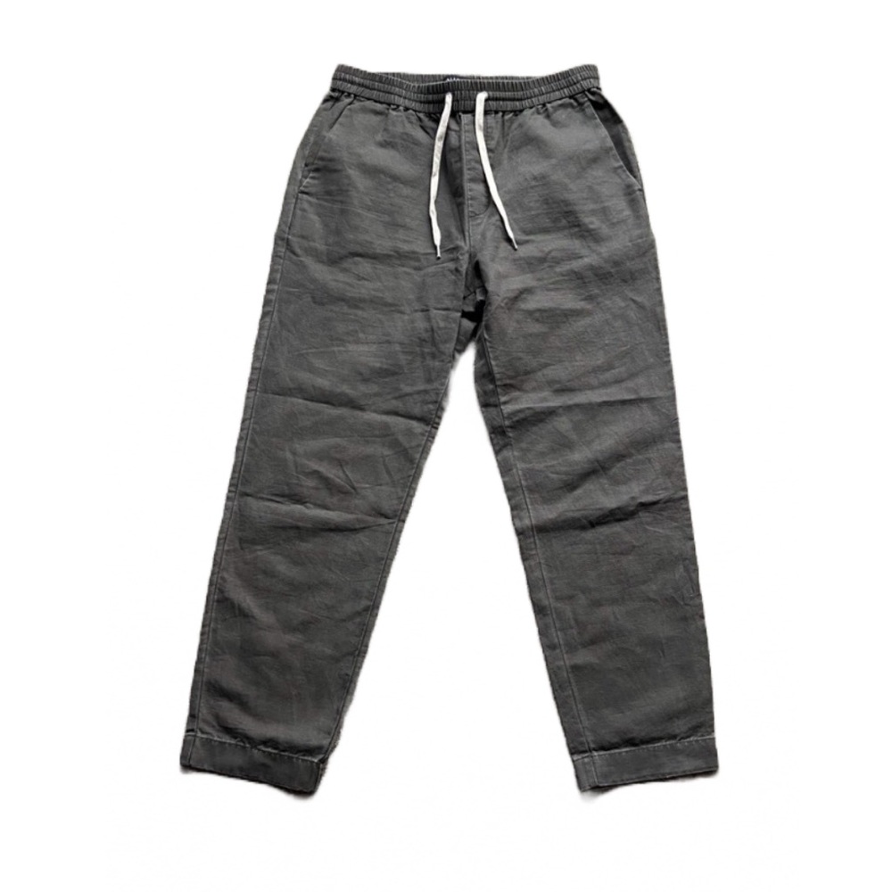 ALL SAINTS MENS DRESS PANTS JOGGERS GRAY ADJUSTABLE WAIST SIZE 30